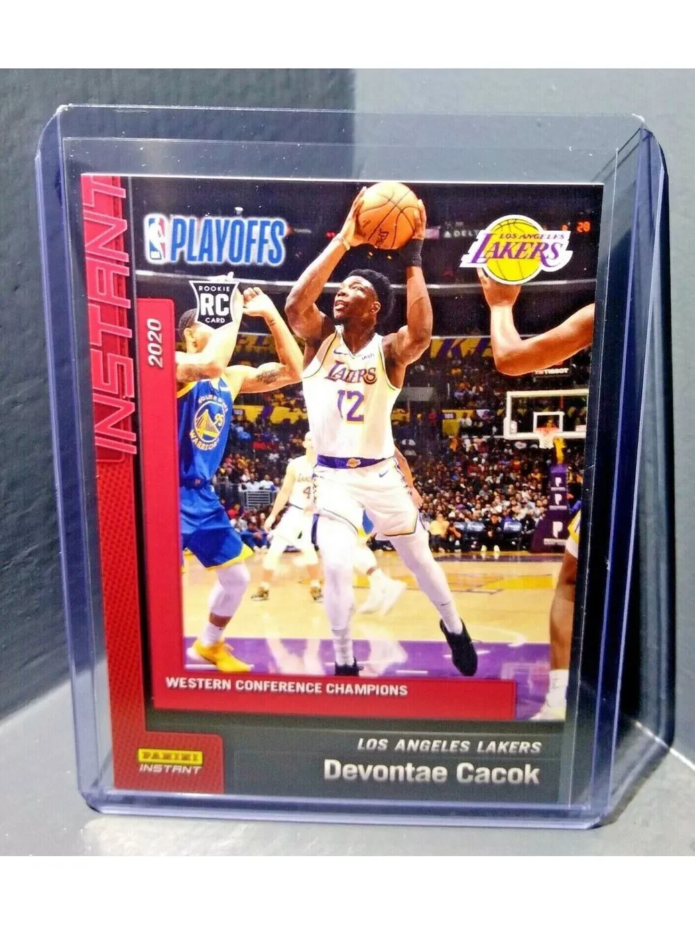 Devontae Cacok 2019-20 Panini NBA Instant Lakers #233 Basketball Card 1 of 340